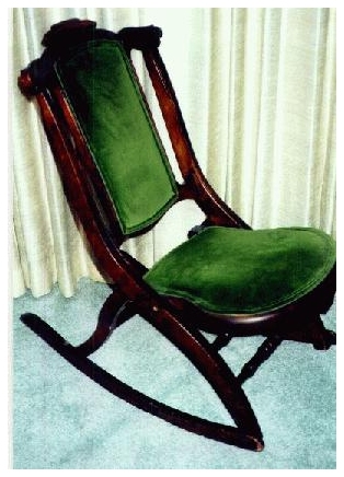 Invention Of First Folding Rocking Chair In U S