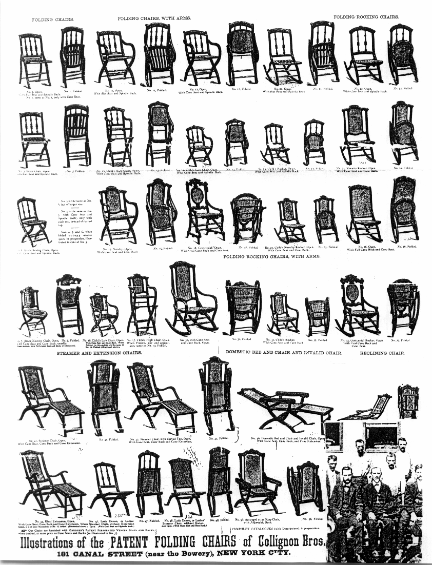 Invention Of First Folding Rocking Chair In U S